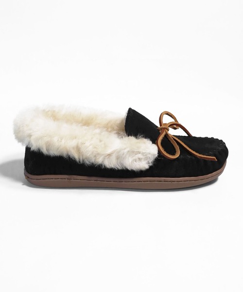 「Minnetonka」 モカシンシューズ 5 レッド レディース_画像4
