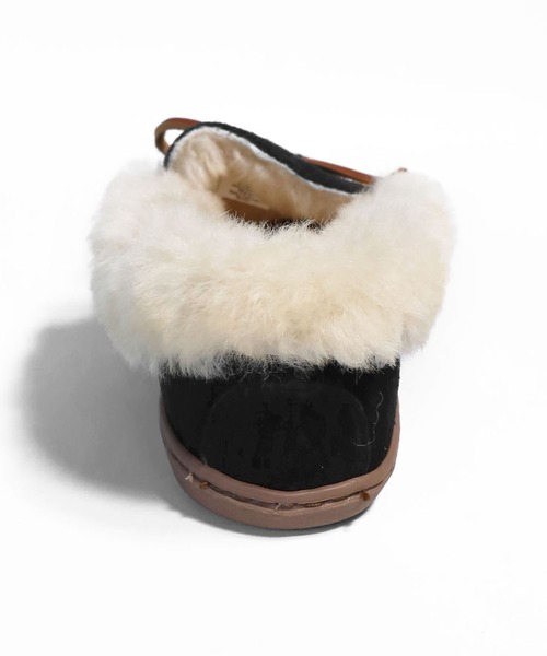 「Minnetonka」 モカシンシューズ 5 レッド レディース_画像6