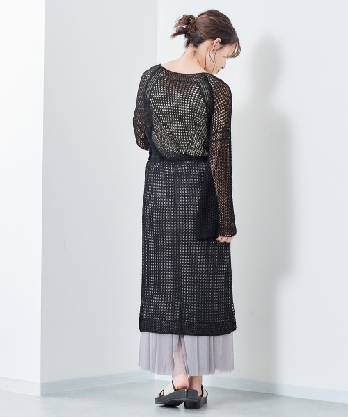 「cepo」 ニットワンピース M ブラック レディース_画像5