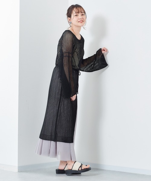 「cepo」 ニットワンピース M ブラック レディース_画像6