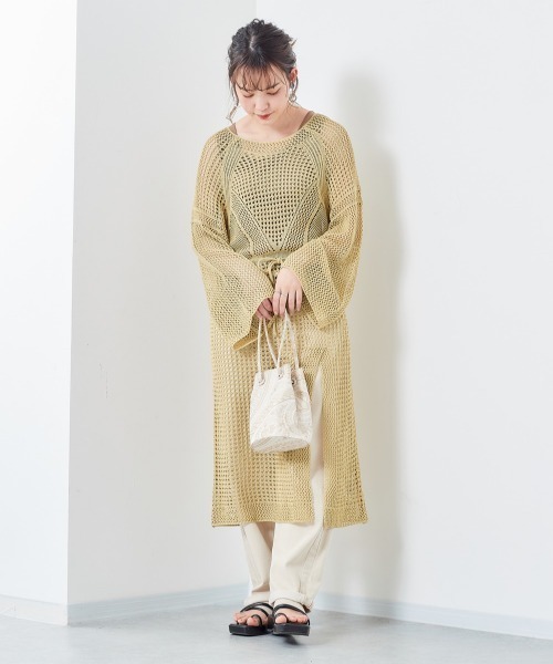 「cepo」 ニットワンピース M ブラック レディース_画像8