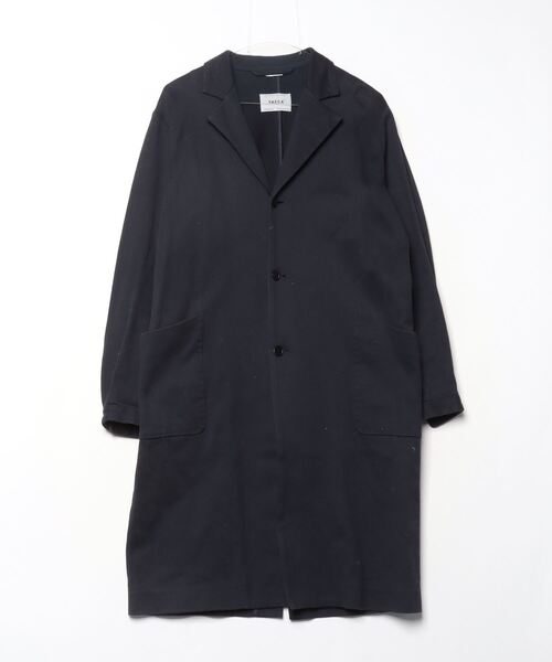YAECA（ヤエカ） チェスターコート S ブラック メンズ : ZOZOTOWN
