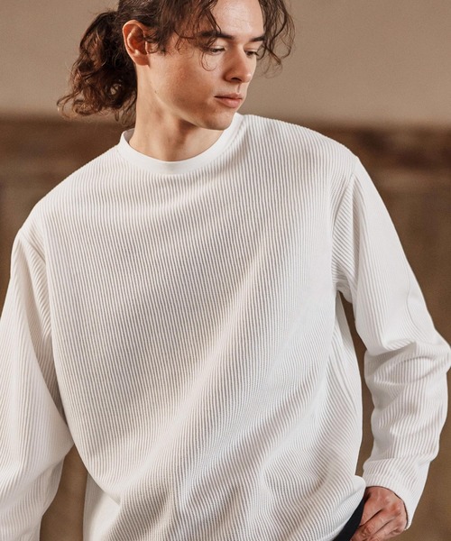 mediam ロンT Men's MATHER Performance Knit Half Zip with Thumb Holes | PCNA