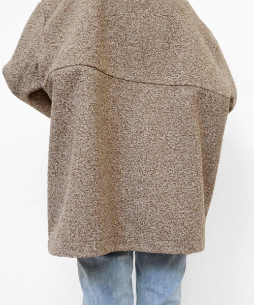 「andme」 「alma design」長袖ニット M グレー レディース_画像5