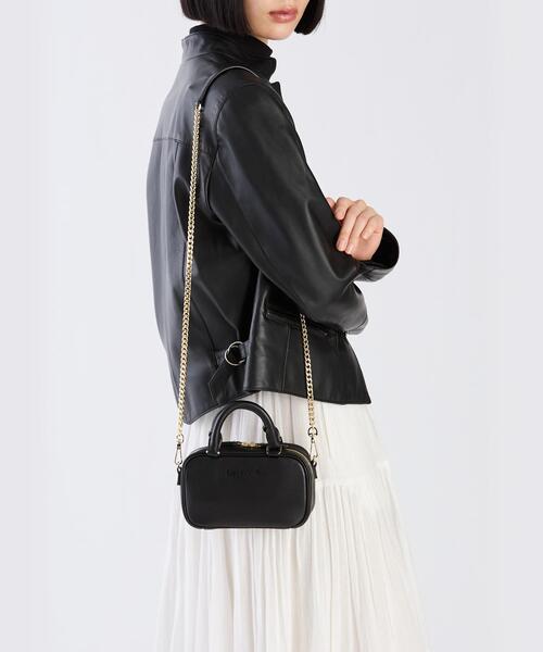 【美品】☆agnes b. アニエスベー 2wayボストン ショルダーバッグ 黒 2WAY ボストンバッグ (YAS02－02)（ショルダーバッグ）｜agnes b