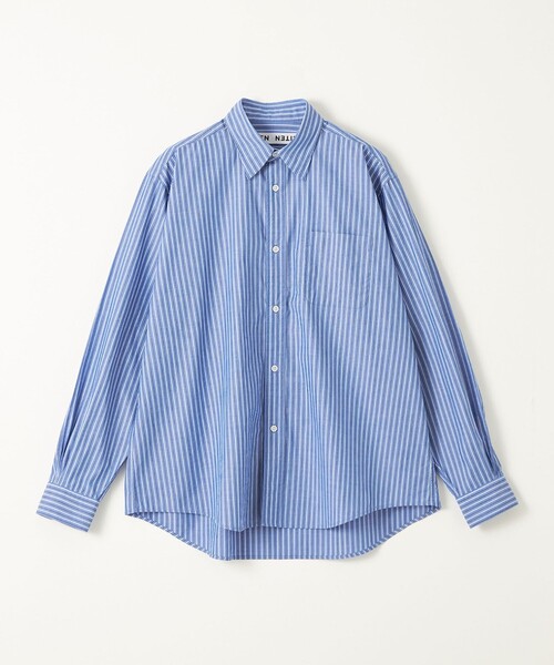 CITEN　ストライプオーバーシャツ　メンズ Sサイズ CITEN シャツ 「CITEN」ストライプオーバーシャツ メンズ