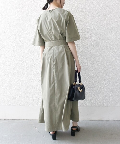 【美品】ROPE LA LIGNE ラリーニュ タイプライターVネックワンピース ROPE'（ロペ）の「【LA LIGNE】タイプライターVネックワンピース