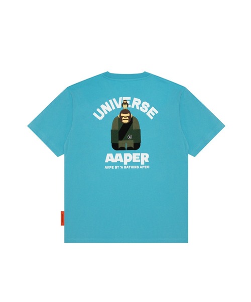 【気質アップ】 tシャツ APE BATHING A BY AAPE AAPER メンズ TEE ”UNIVERSE” スポーツ選手