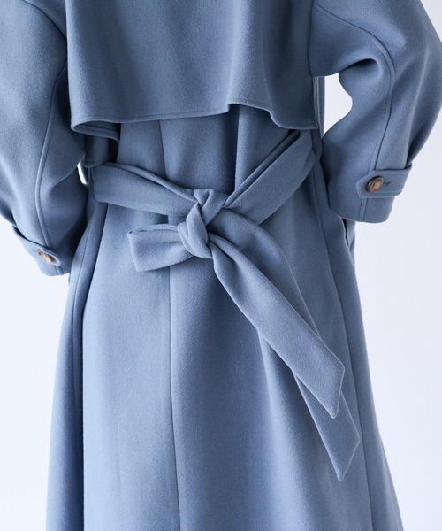 「un dix cors」 トレンチコート FREE ブラック レディース_画像3