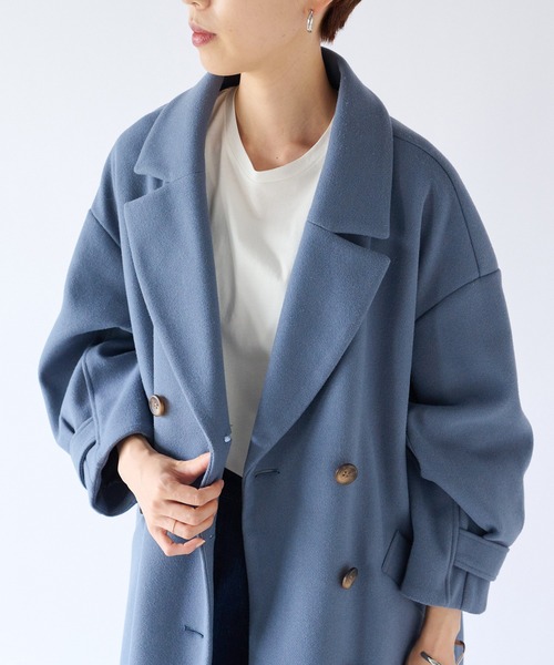 「un dix cors」 トレンチコート FREE ブラック レディース_画像7