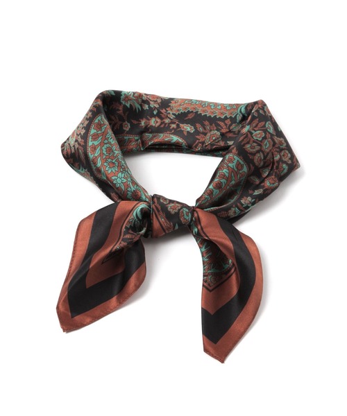 GLOBAL WORK（グローバルワーク） スカーフ バンダナ シルクプリント