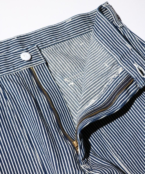 新品タグ付　GUNG HO FATIGUETROUSER ベイカー　ネイビー GUNG HO（ファッション） ジーンズ HO / ガンホー 4POCKETS WIDE