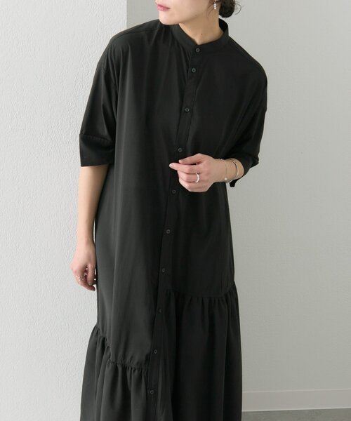 SUMI STYLE ネイビー 半袖シャツワンピース フリーサイズ SUMI STYLE ネイビー 半袖シャツワンピース フリーサイズ - メルカリ