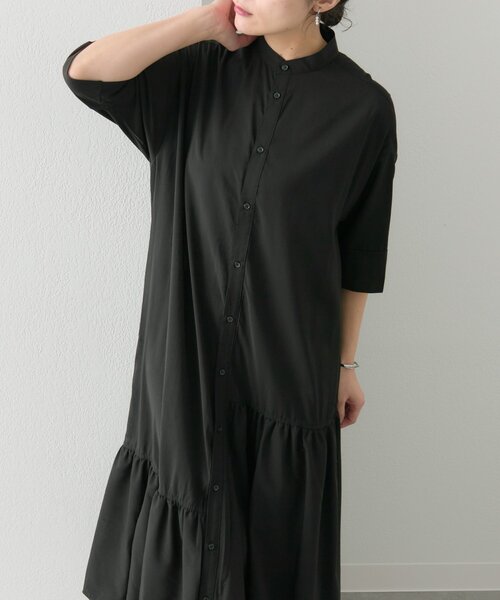 ear PAPILLONNER（イア パピヨネ） ワンピース 半袖 裾バルーン半袖