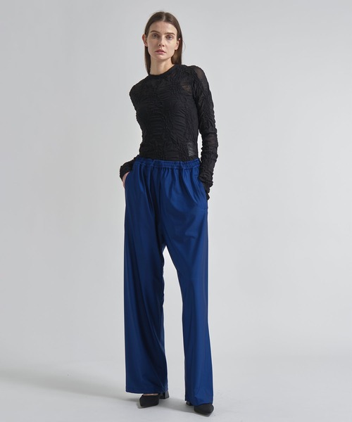 【INSCRIRE /アンスクリア】トラックパンツ ブラック 2 INSCRIRE パンツ 「INSCRIRE/アンスクリア」Track Pants