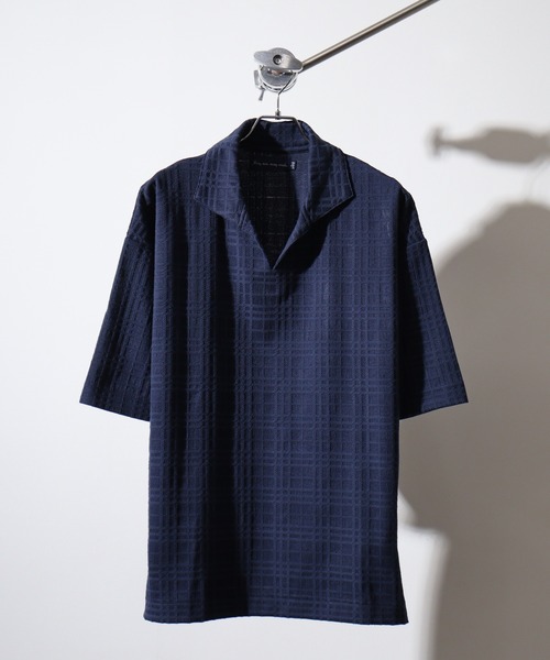 ポロシャツ ポロ MANYMENMANYMINDS スキッパーポロシャツ レディース FUNALIVE ポロシャツ ポロ MANYMENMANYMINDS スキッパー