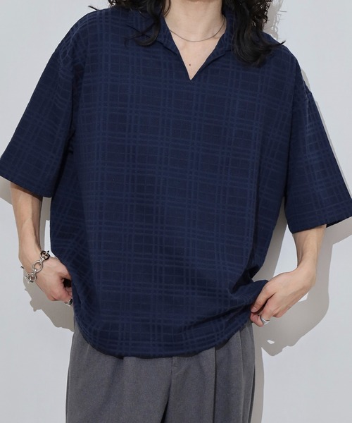 ポロシャツ ポロ MANYMENMANYMINDS スキッパーポロシャツ レディース FUNALIVE ポロシャツ ポロ MANYMENMANYMINDS スキッパー