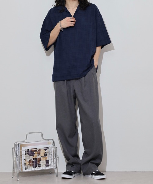 ポロシャツ ポロ MANYMENMANYMINDS スキッパーポロシャツ レディース FUNALIVE ポロシャツ ポロ MANYMENMANYMINDS スキッパー