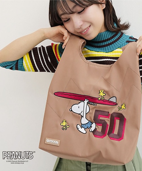【OUTDOOR】コレクション スヌーピー メッセンジャー2WAYショルダー OUTDOOR PRODUCTS アウトドアプロダクツ スヌーピー SNOOPY