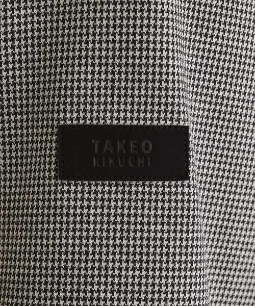 タケオキクチ　千鳥柄ポロシャツ TAKEO KIKUCHI（タケオキクチ） ポロシャツ 千鳥柄ポロシャツ メンズ