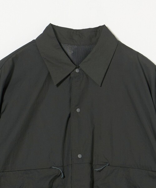 beauty＆youth キャンプカラーシャツ【接触冷感】　Ｍサイズ BEAUTY＆YOUTH UNITED ARROWS シャツ ヨウリュウ キャンプカラー