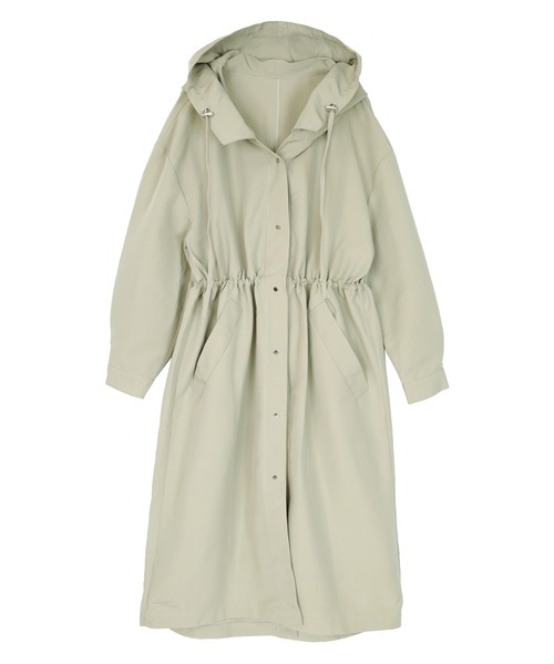 「ur's」 モッズコート M ネイビー レディース_画像2