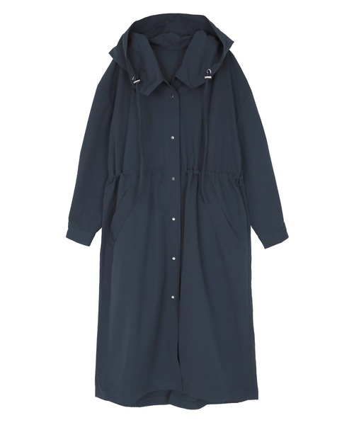 「ur's」 モッズコート M ネイビー レディース_画像4