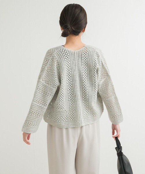 DOORS URBAN RESEARCH クロシェレースボレロ URBAN RESEARCH DOORS（アーバンリサーチドアーズ） カーディガン