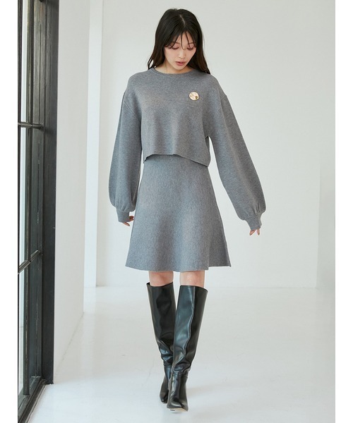 【SNIDEL】セットアップ SNIDEL（スナイデル） セットアップ FREE グレー レディース