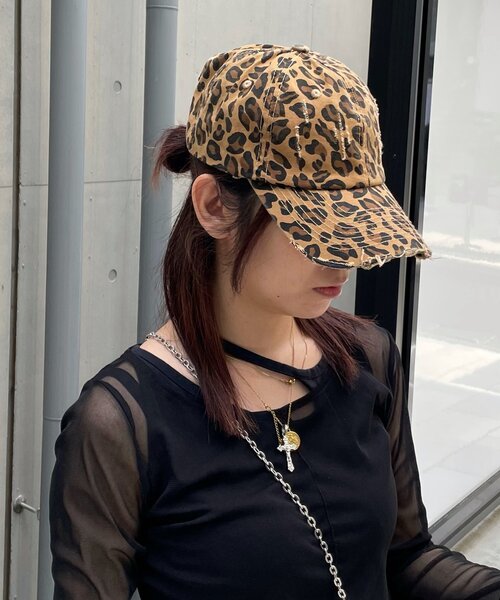 Lenore Marshall レディース帽子　レオパード柄 Lenore Marshall レディース帽子 レオパード柄 【公式通販】
