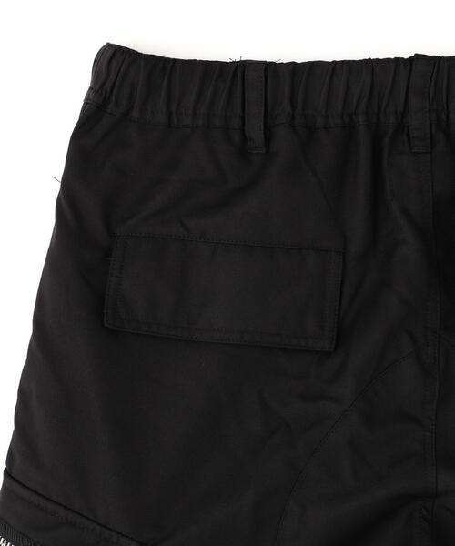 訳有 DankeSchon ナイロン カーゴ ショートパンツ ショーツ L 黒 DANKE SCHON パンツ DankeSchon/ダンケシェーン/MESH SHORTS