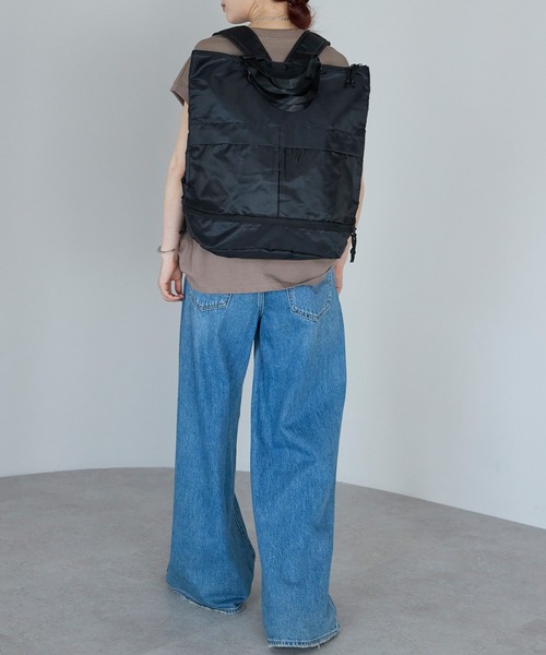 美品 1107 DIESEL ナイロントート 2way リュック イエロー DIESEL ディーゼル 2WAY ハンドバッグ ショルダーバッグ