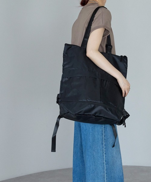【タグ付き✨】トッカ　2way トート　リュック　ナイロン　バッグ　バック pdd8286-01.jpg