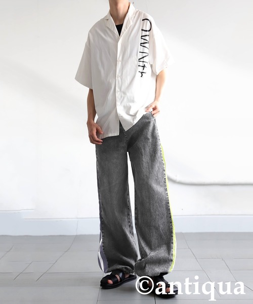antiqua（アンティカ） ワイドパンツ ジーンズ デニム デニムパンツ