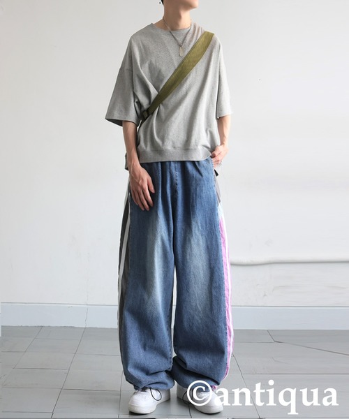 antiqua（アンティカ） ワイドパンツ ジーンズ デニム デニムパンツ