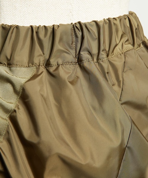 gomme（ゴム） スカート マスダックタフタ ドロストスカート