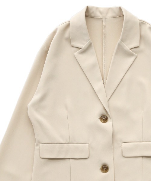 [select MOCA by son] tailored jacket SMALL светло-коричневый женский 