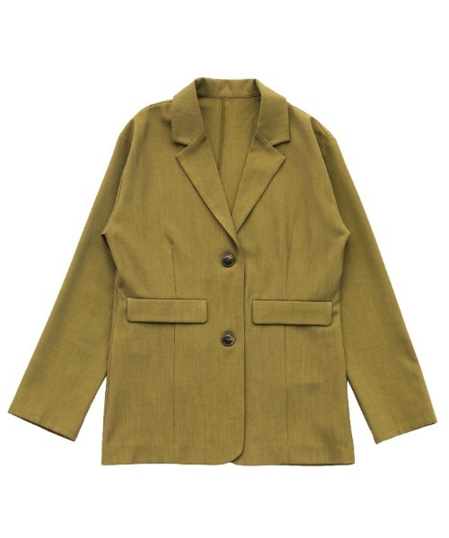 [select MOCA by son] tailored jacket SMALL светло-коричневый женский 