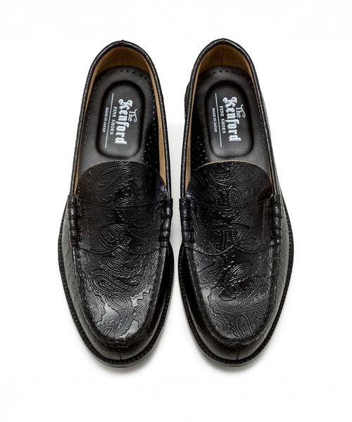 靴 KENFORD EMBOSSED LOAFERS BL PAISLEY 26.5 THE KENFORD FINESHOES（ケンフォード ファインシューズ）の公式通販