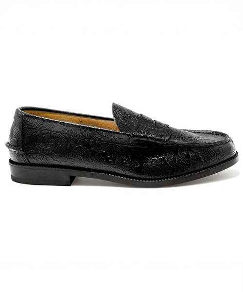 靴 KENFORD EMBOSSED LOAFERS / BLACK PAISLEY THE KENFORD FINESHOES（ケンフォード ファインシューズ）の公式