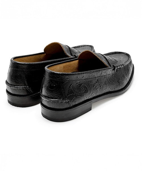 靴 KENFORD EMBOSSED LOAFERS BLACK PAISLEY27 THE KENFORD FINESHOES（ケンフォード ファインシューズ）の公式