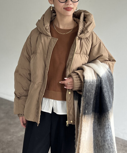 こたぅーえ Chez toi（シェトワ） ダウンコート ダウンジャケット ボリューム