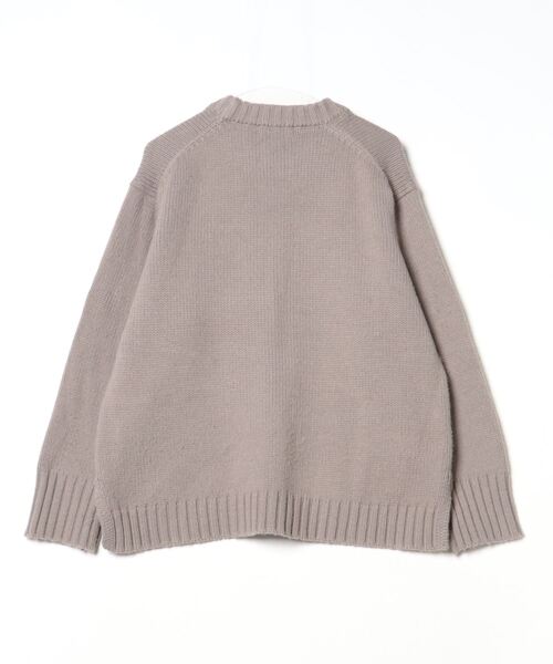 「Loose/ルース」 長袖ニット S グレー メンズ_画像2