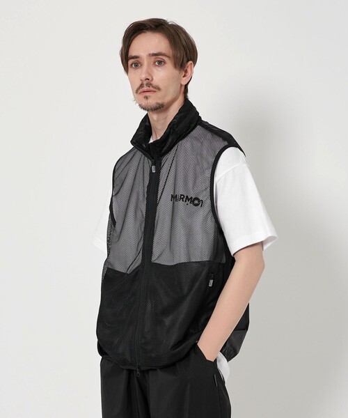 MARMOT PARTEX メッシュベスト セール】＜MARMOT CAPITAL＞PERTEX フロントメッシュ コンビ