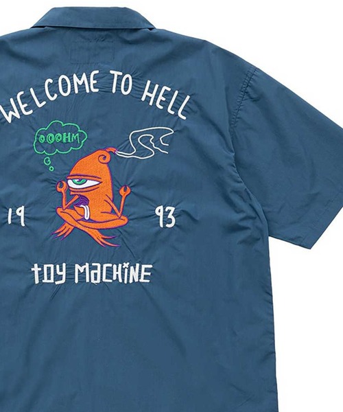 TOY MACHINE（トイマシーン） シャツ TM WELCOME TO HELL POPLYN SS