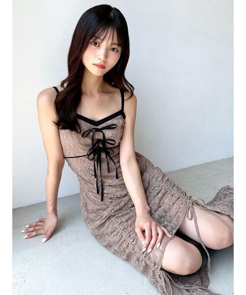 Resexxy レースキャミロングドレス RESEXXY ワンピース レースキャミワンピース : ZOZOTOWN Yahoo