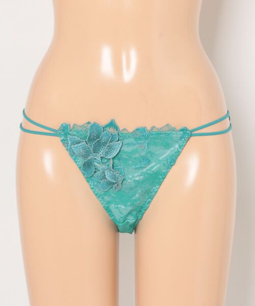 即完売品　人気　ブルーラメ 新品未使用 RAVIJOUR（ラヴィジュール） ショーツ ノーブルマグノリア エンブ