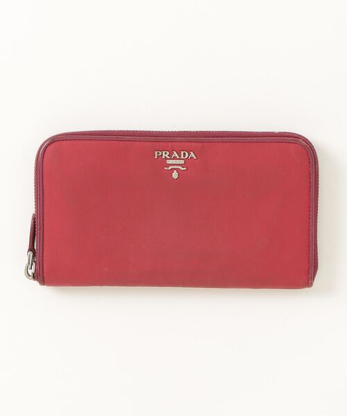 PRADA レッドオレンジ 長財布 楽天市場】【未使用品】 プラダ 長財布 フラップ ロング