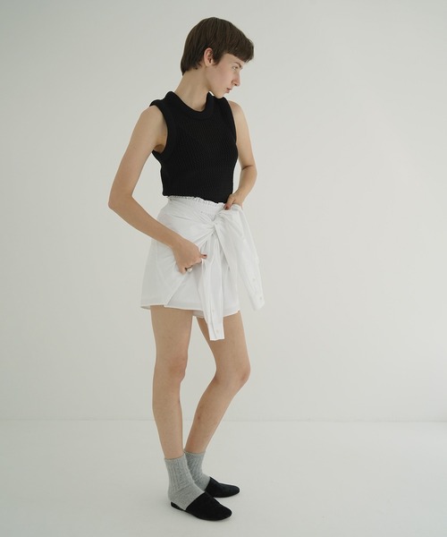 CLANE（クラネ） 3D RIB MESH KNIT TOPS レディース : ZOZOTOWN Yahoo