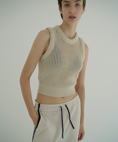 ✨美品✨クラネ✨CLANE 3D RIB KNIT TOPS 半袖ニット CLANE（クラネ） 3D RIB MESH KNIT TOPS レディース : ZOZOTOWN Yahoo
